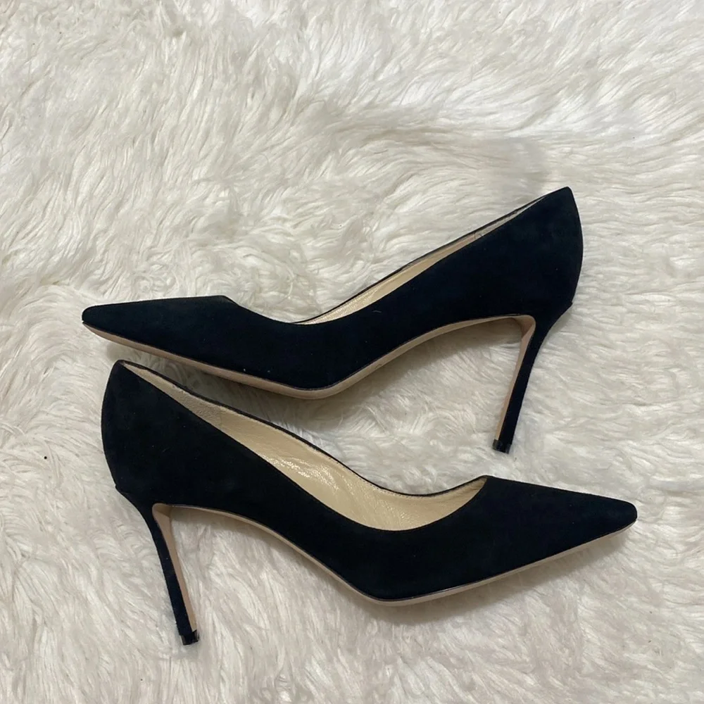 Jimmy Choo Romy 85 suede pump size 41.5EU